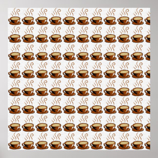 Kaffeetassen Hintergrund Poster