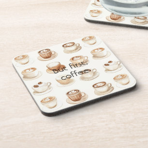 Kaffeetassen mit Creme Getränkeuntersetzer