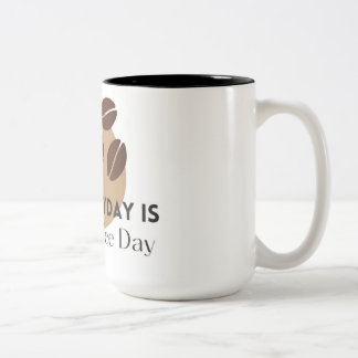 Kaffeetassen-Süchtiger Zweifarbige Tasse
