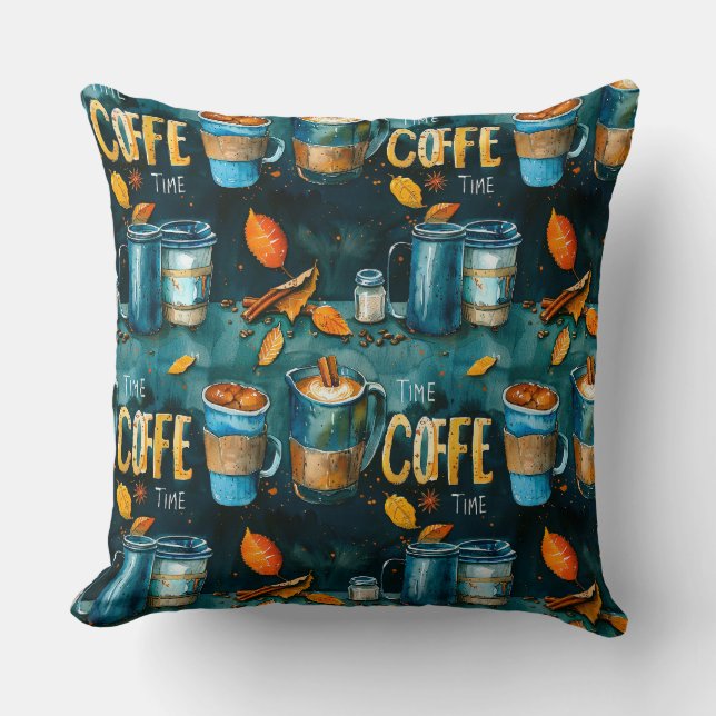 Kaffeetassen, Töpfe, Zimt, Tintenpatronen, Kissen (Vorderseite)