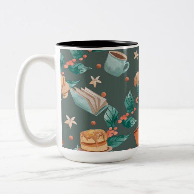 Kaffeetassendesign  zweifarbige tasse (Links)