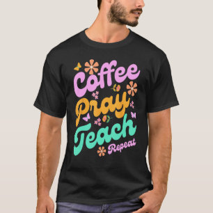 Kaffeetest Wiederholung Homeschool Mama Homeschoo T-Shirt
