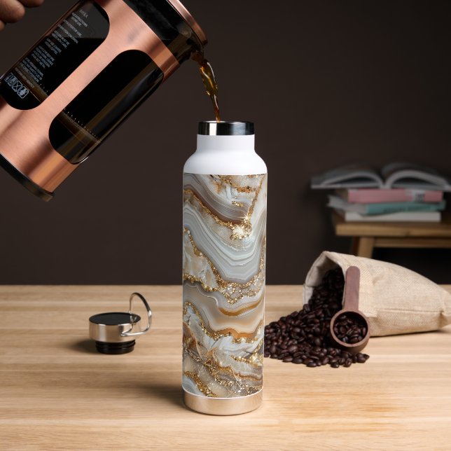 Kaffeethermoskanne Trinkflasche (Kaffee (gedreht))