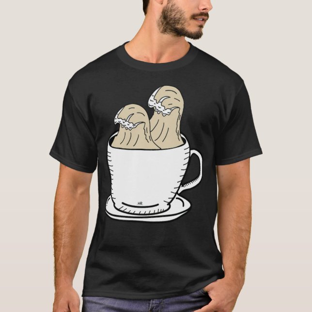 Kaffeetrinker Espresso T-Shirt (Vorderseite)