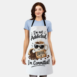 Kaffeetrinker Kaffee Schürze