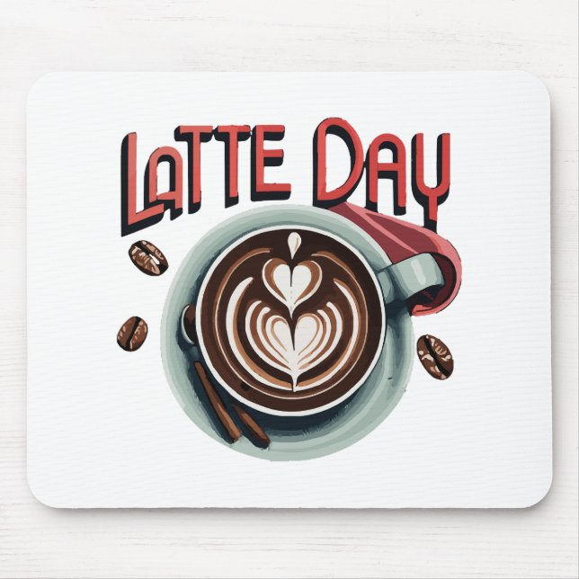Kaffeetrinks Mousepad (Vorne)