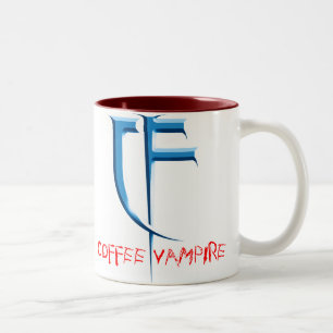 KAFFEEvampire-KAFFEE-TASSE Zweifarbige Tasse