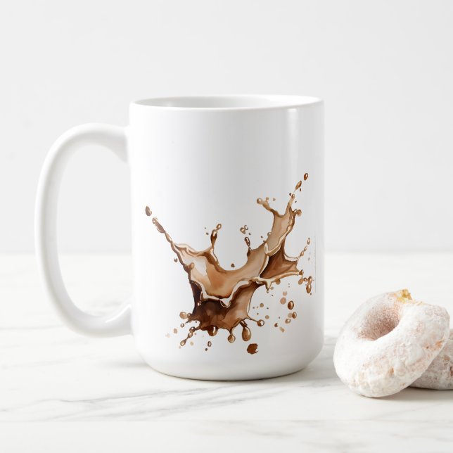 Kaffeeverguss Kaffeetasse (Mit Donut)