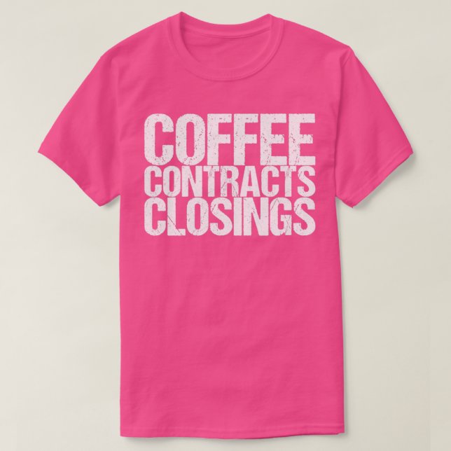 Kaffeeverträge T-Shirt (Design vorne)