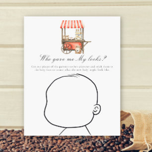 Kaffeewagen-Baby-Party - Wer hat mir mein Aussehen