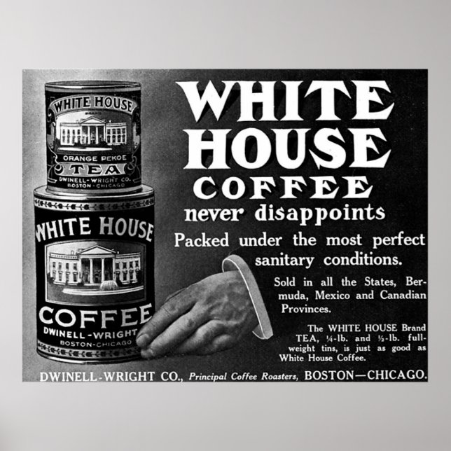 Kaffeewerbung Poster (Vorne)