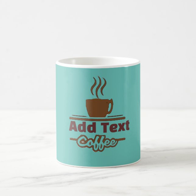 Kaffeezeichen, Name hinzufügen Kaffeetasse (Mittel)