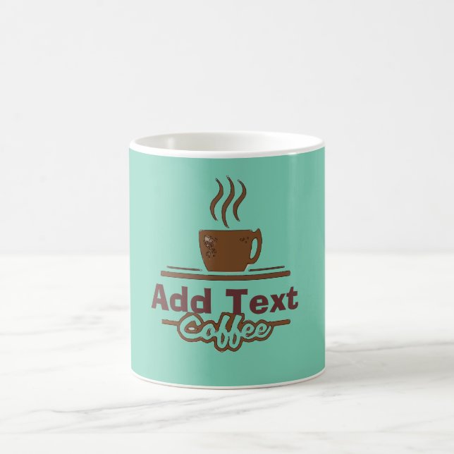 Kaffeezeichen, Name hinzufügen Tasse (Mittel)