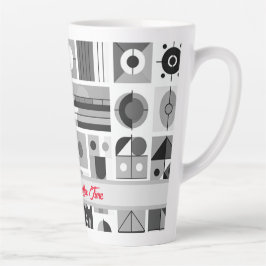 Kaffeezeit der Mama im zeitgenössischen Stil Mitte Milchtasse