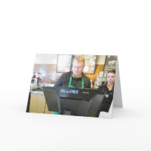 Kaffeezeit-Grußkarte