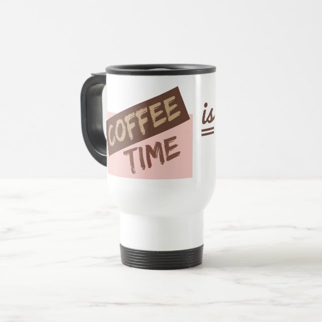 Kaffeezeit ist meine Zeit Tasse (Vorderseite Links)