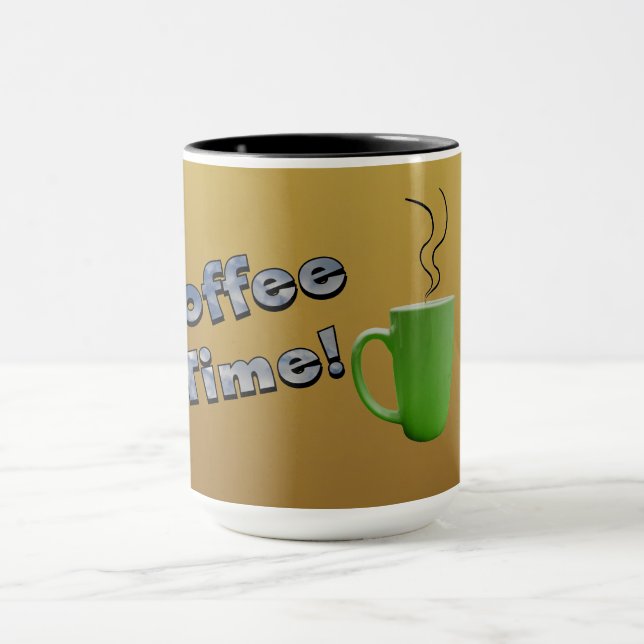"Kaffeezeit!" Mug Tasse (Zentrum)