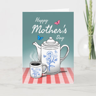 Kaffeezeit Muttertagskarte Karte