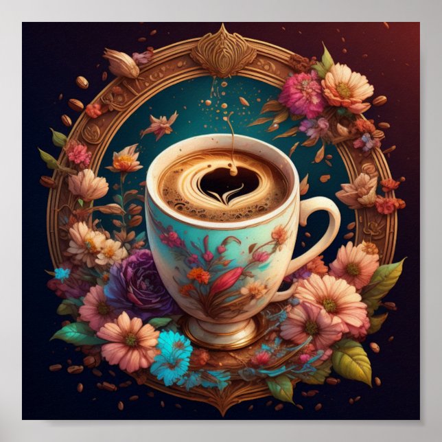 Kaffeezeit Poster (Vorne)