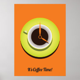 Kaffeezeit Zeitgenössische Kunst Poster
