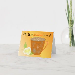Kaffeezitat Karte