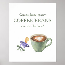 Kaffeezubereitung - Wie viele Kaffeebohnen Poster