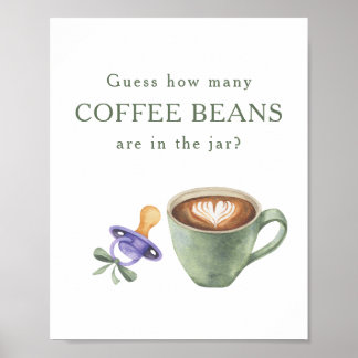 Kaffeezubereitung - Wie viele Kaffeebohnen Poster