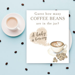 Kaffeezubereitung - Wie viele Kaffeebohnen Poster