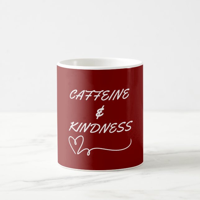 KAFFEINE & KINDNESS KAFFEELIEFERN FUNNY VIBES KAFFEETASSE (Mittel)
