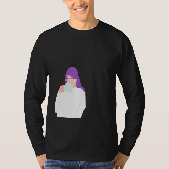 Kaffezeit  Am besten  Für Sie oder Ihn T-Shirt (Vorderseite)