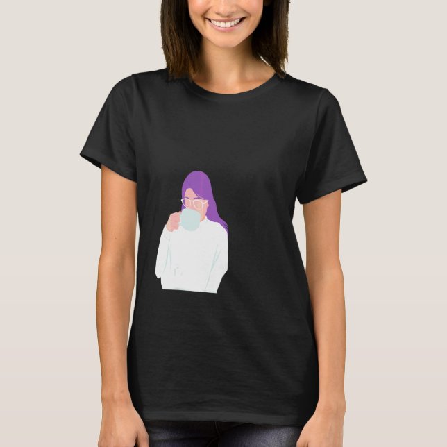 Kaffezeit  Am besten für sie oder ihn T-Shirt (Vorderseite)