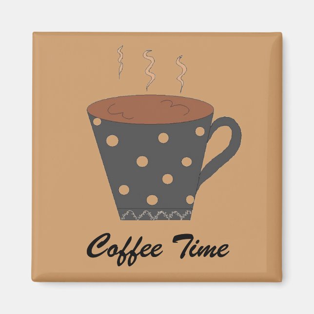 Kaffezeit Magnet (Vorne)