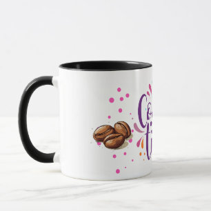 Kaffezeit modernes Design Tasse