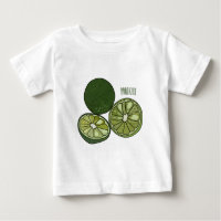 Kaffir Limon Cartoon Illustration