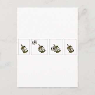 Käfigherz Postkarte