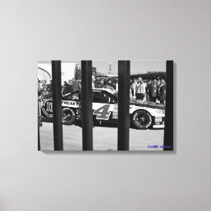 Käfigtier Leinwanddruck