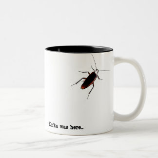 Kafka war hier… zweifarbige tasse