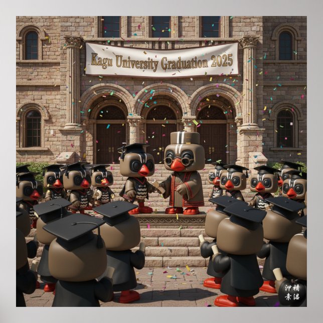 Kagu Graduation Ceremony Poster (Vorne)