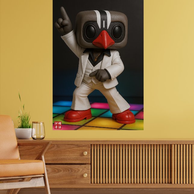 Kagu Samstagabend Fieber Parody Poster (Wohnzimmer 2)