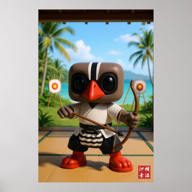 Kagu Tropical Kyudo Poster (Vorne)