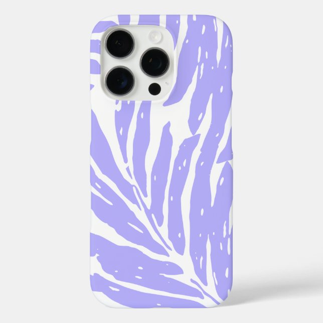 Kahanu Garden Hawaiian Palm Blätter Lavender Case-Mate iPhone Hülle (Rückseite)