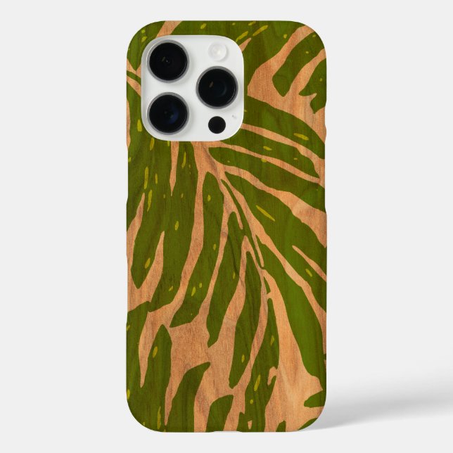 Kahanu Hawaiian Palm Imitate Holz in Green Case Ma (Rückseite)