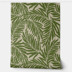 Kahanu Palms Hawaiianische Imitate Linen Texture-  Tapete