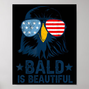 Kahl Ist Schön 4. Juli Unabhängigkeitstag Bal Poster