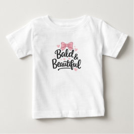 Kahl & Schön Rosa Schleifen Baby Geschenk T-Shirt