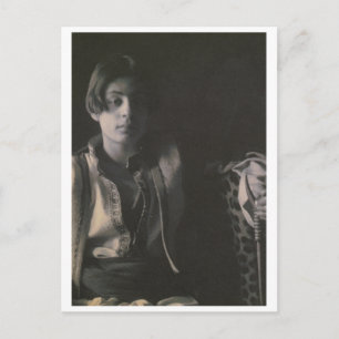 Kahlil Gibran c1898 Vintage Postkarte