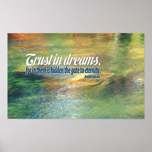 Kahlil Gibran Inspirational Quote Poster (Vorne)