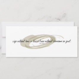 Kahlil Gibran Life ohne Liebe Zitat