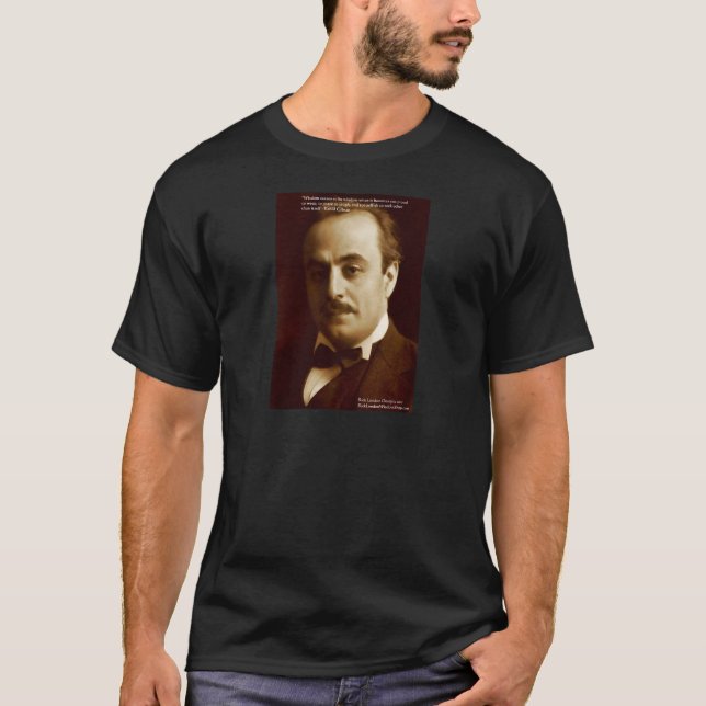 Kahlil Gibran "Wisdom Proud" Kostenvoranschlag Ges T-Shirt (Vorderseite)