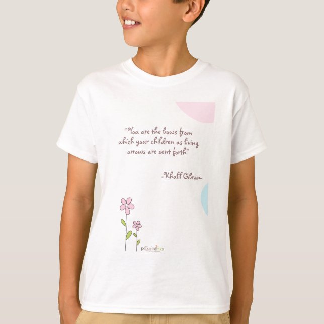 Kahlil Gibran Zitat scherzt T-Shirts (Vorderseite)